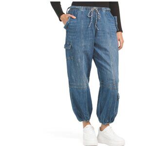 NWT PTCL Ethical Clothing Women's Crago Jogger Drappy Denim Jogger Jean Size 25